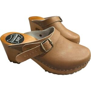 Clogs‎ Swed2walk Stockholm Clogs Swedish Wooden Slip On Mules 38  7.5